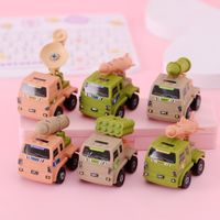Car Mini Small Sized Engineering Vehicle Military Cars And Dinosaurs Children's Assembled Toy sku image 1