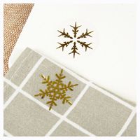 Christmas Gilding Diy Transparent Snowflake Decoration Stickers 12 Pieces main image 3