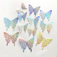 Mode Schmetterling Papier Wandaufkleber sku image 4