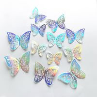 Mode Schmetterling Papier Wandaufkleber sku image 6