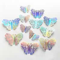 Mode Schmetterling Papier Wandaufkleber sku image 3
