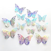 Mode Schmetterling Papier Wandaufkleber sku image 7
