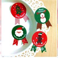 Cute Santa Claus Snowman Christmas Gift Decorative Stickers main image 2