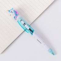 Creative Cartoon Unicorn Cute 0.5mm Luminescent Ballpoint Pen 1pcs sku image 5