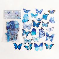 Candy Posts Pet Sticker Bag Butterfly Nature Series Vintage Butterfly Notebook Diy Decorative Sticker 40 Pieces 8 Models sku image 6