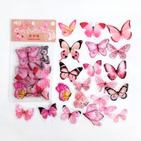 Candy Posts Pet Sticker Bag Butterfly Nature Series Vintage Butterfly Notebook Diy Decorative Sticker 40 Pieces 8 Models sku image 2