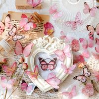 Cute Butterfly Pet Sticker 8 Styles 40 Pcs Notebook Diary Diy Decorative Stickers main image 2