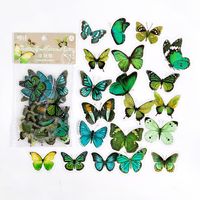 Candy Posts Pet Sticker Bag Butterfly Nature Series Vintage Butterfly Notebook Diy Decorative Sticker 40 Pieces 8 Models sku image 5