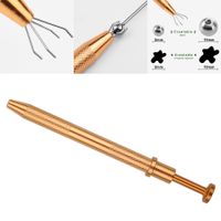 Gold Stainless Steel 4-jaw Punching Convenient Puncture Tool main image 1