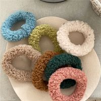 Cute Solid Color Cloth Hair Tie main image 4