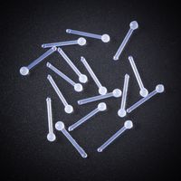 Simple Style Solid Color Plastic Nose Studs 1 Set main image 1