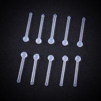 Simple Style Solid Color Plastic Nose Studs 1 Set main image 3