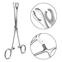 Stainless Steel Small Circular Curved Triangular Closed Body Puncture Forceps main image 1