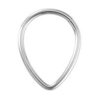 Simple Style Solid Color Stainless Steel Nose Ring 1 Piece sku image 2