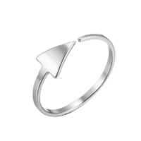 Fashion Solid Color Stainless Steel Hollow Out Open Ring 1 Piece sku image 12