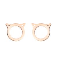 Fashion Rabbit Bat Bird Stainless Steel Plating Ear Studs 1 Pair main image 5