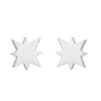 Fashion Snowflake Stainless Steel Plating Ear Studs 1 Pair sku image 6