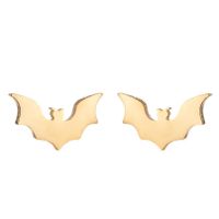 Fashion Rabbit Bat Bird Stainless Steel Plating Ear Studs 1 Pair sku image 14