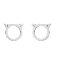 Fashion Rabbit Bat Bird Stainless Steel Plating Ear Studs 1 Pair sku image 4