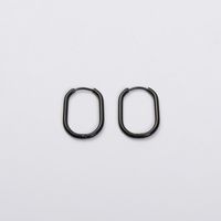Simple Style U Shape Stainless Steel Polishing Plating Earrings 1 Pair sku image 4