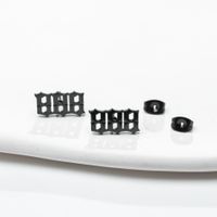 Simple Style Number Stainless Steel Plating Hollow Out Ear Studs 1 Pair sku image 33