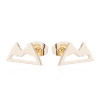 Simple Style Cactus Rabbit Stainless Steel Plating Hollow Out Ear Studs 1 Pair sku image 33