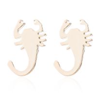 Simple Style Letter Cat Elephant Stainless Steel Plating Hollow Out Ear Studs 1 Pair sku image 28