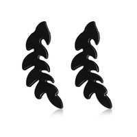 Simple Style Letter Cat Elephant Stainless Steel Plating Hollow Out Ear Studs 1 Pair sku image 36