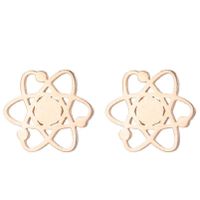 Fashion Geometric Stainless Steel Plating Ear Studs 1 Pair sku image 35