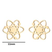 Fashion Geometric Stainless Steel Plating Ear Studs 1 Pair main image 2