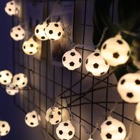 Fashion Football Plastic Indoor String Lights 1 Piece sku image 8