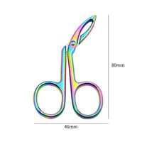 Fashion Geometric Colorful Solid Color Stainless Steel Eyebrow Tweezers 1 Piece main image 2