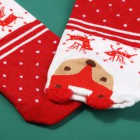 Unisex Mode Weihnachtsmann Schneemann Polyester Baumwolle Polyester Ankle Socken main image 2
