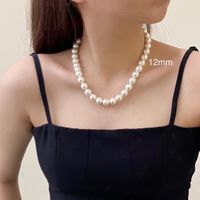 Fashion Solid Color Artificial Pearl Alloy Women's Necklace 1 Piece main image 3