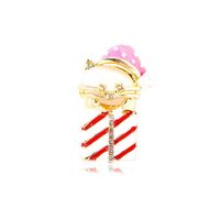 Fashion Christmas Tree Letter Snowman Alloy Enamel Rhinestones Unisex Brooches sku image 3