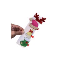 Cartoon Style Christmas Tree Santa Claus Snowman Cloth Resin Hair Tie 1 Set sku image 6