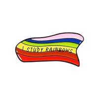 Cute Rainbow Bear Heart Shape Alloy Stoving Varnish Unisex Brooches sku image 6