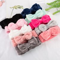 Fashion Stripe Plaid Bow Knot Cloth Hair Band 1 Piece main image 2