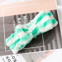 Fashion Stripe Plaid Bow Knot Cloth Hair Band 1 Piece sku image 5