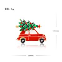 Ethnic Style Christmas Tree Letter Wreath Imitation Pearl Alloy Rhinestone Enamel Unisex Brooches sku image 1