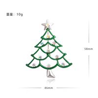 Ethnic Style Christmas Tree Letter Wreath Imitation Pearl Alloy Rhinestone Enamel Unisex Brooches sku image 13
