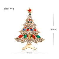 Ethnic Style Christmas Tree Letter Wreath Imitation Pearl Alloy Rhinestone Enamel Unisex Brooches sku image 5