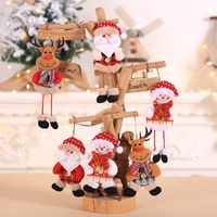 Christmas Fashion Snowman Elk Cloth Party Hanging Ornaments 1 Piece main image 1