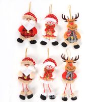 Christmas Fashion Snowman Elk Cloth Party Hanging Ornaments 1 Piece main image 5