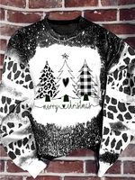 Unisex Hoodie Long Sleeve Hoodies & Sweatshirts Printing Fashion Christmas Tree Santa Claus Elk main image 5
