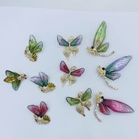 Simple Style Butterfly Alloy Plating Rhinestones Women's Brooches 1 Piece main image 1