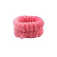 Geometric Stripe Coral Fleece Pleated Hair Band sku image 8