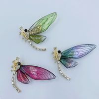 Simple Style Butterfly Alloy Plating Rhinestones Women's Brooches 1 Piece main image 3