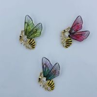 Simple Style Butterfly Alloy Plating Rhinestones Women's Brooches 1 Piece main image 2