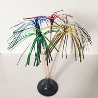 Cash Fruit Toothpick Creative Color Wooden Fireworks Toothpick 100 Pcs Cocktail Needle 15cm In Stock Wholesale main image 5